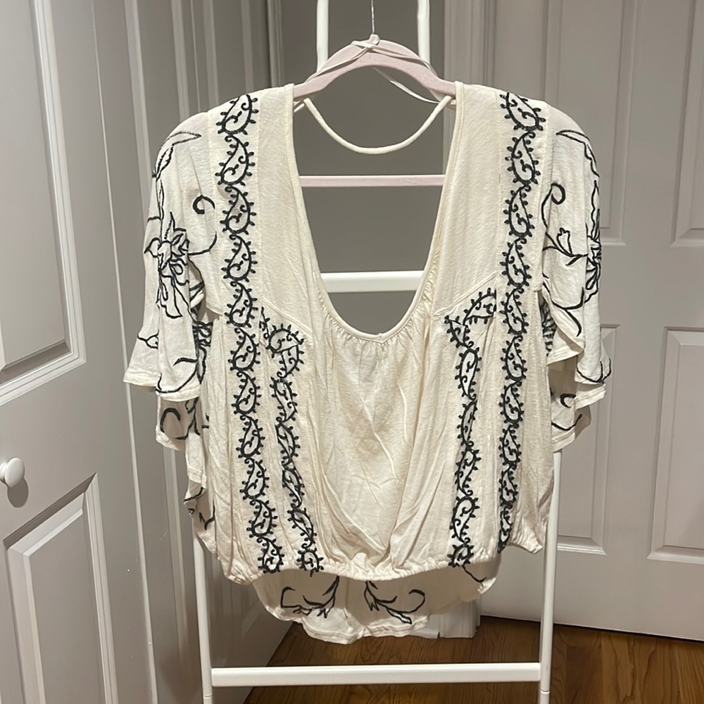 Free People flutter top.